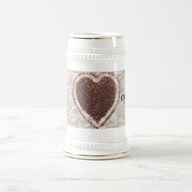 Love Coffee Beer Stein (Center)