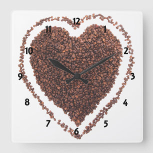 Love Coffee Clock