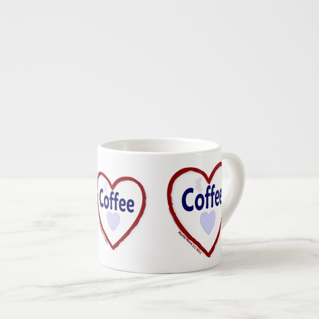 Love Coffee - Espresso Mug (Devant droit)