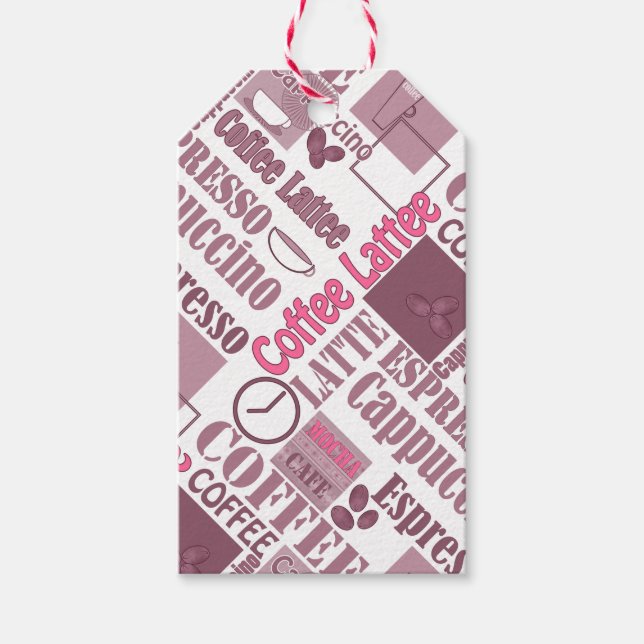 Love coffee gift tags (Front)
