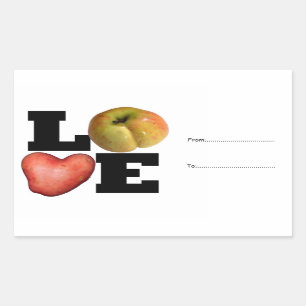 LOVE Collection heart Potato Customizable Sticker