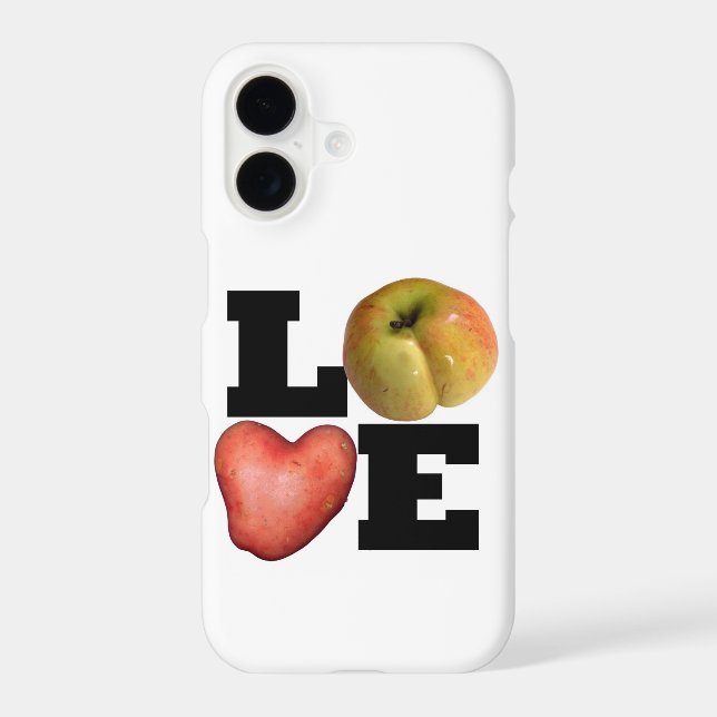 LOVE Collection Potato Fruit Iphone case (Back)