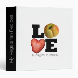 LOVE Collection Vegetarian Recipes Binder