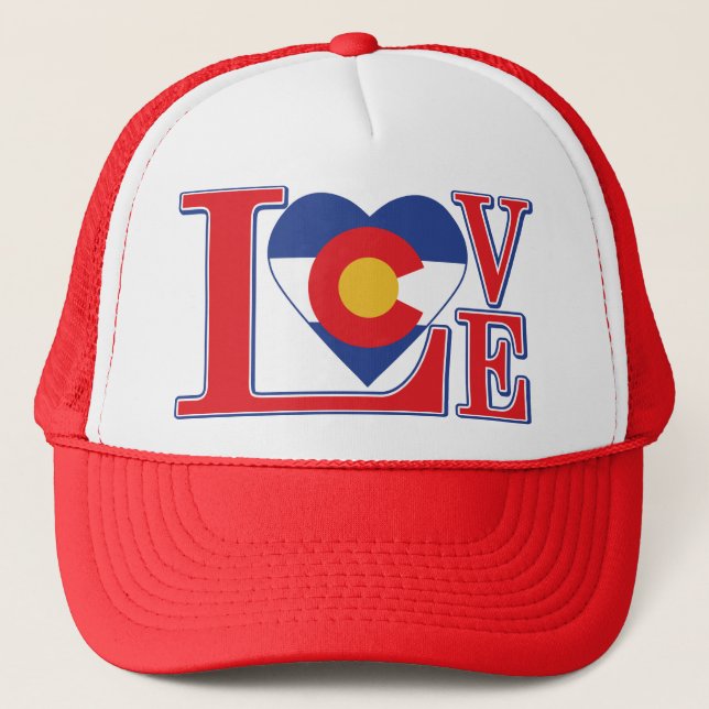 LOVE-COLORADO TRUCKER HAT (Front)