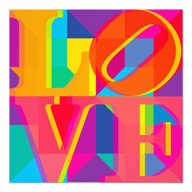 LOVE COLORS PHOTO PRINT (Front)