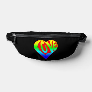 Love Colourful Heart Valentines Day Fanny Pack