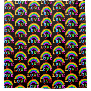 Love Colourful Rainbow Red Heart