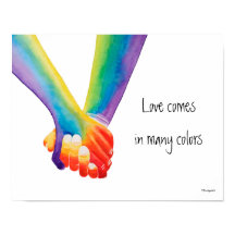 Love Comes in Many Colours Poster