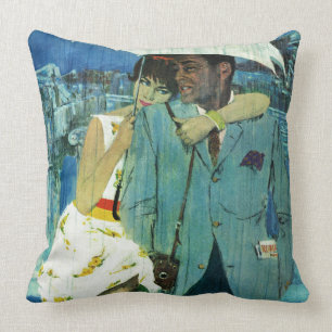 Love Comes to Miss Lucas Throw Pillow