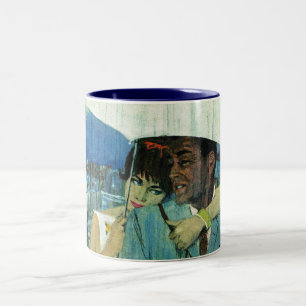 Love Comes to Miss Lucas Two-Tone Coffee Mug