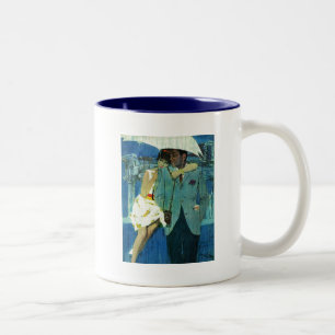 Love Comes to Miss Lucas Two-Tone Coffee Mug