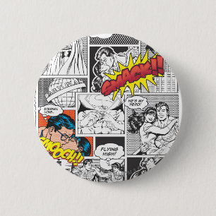 Love Comic Slides 2 Inch Round Button