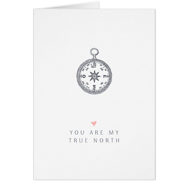 Love Compass - True North | Sweet and Simple Card (Front)