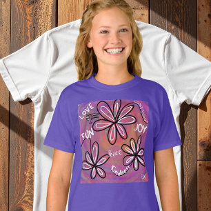 Love Compassion, Joy, Peace For Humanity T-Shirt