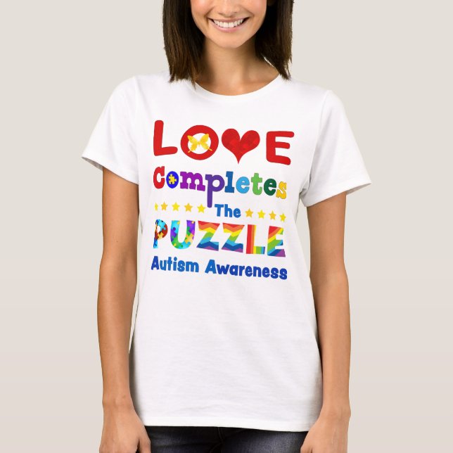 Love Completes the Puzzle T-Shirt (Front)