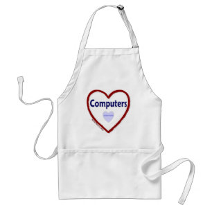 Love Computers Standard Apron