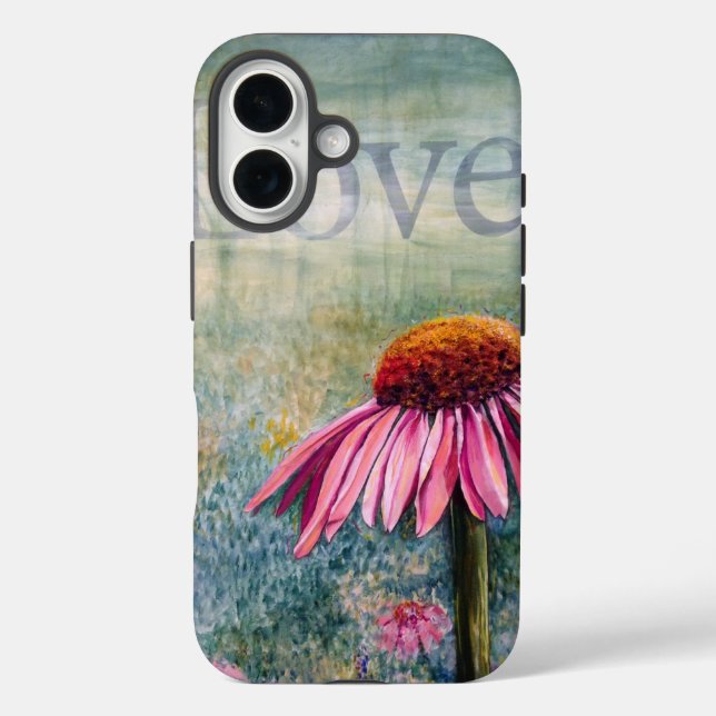 Love coneflower phone case (Back)