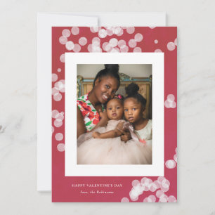 Love Confetti Red Valentine's Day Carte photo