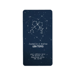 Love Constellation  Address Label