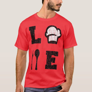 Love Cooking Funny Cook Chef Graphic  T-Shirt