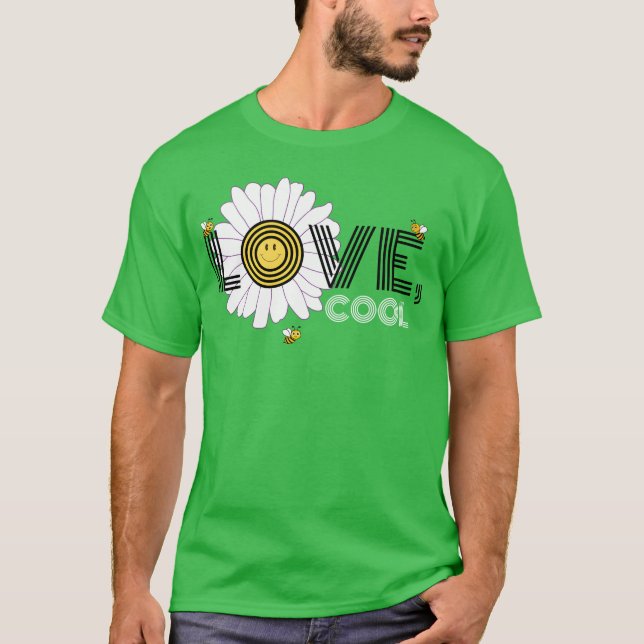 LOVE COOL retro T-Shirt (Front)