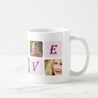 Love Coolest Mom Ever Custom Photo Collage Coffee Mug