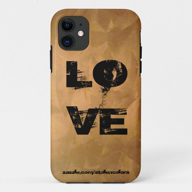 Love Copper Iphone Case-Mate iPhone Case (Back)