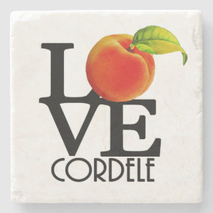LOVE Cordele Georgia Stone Coaster