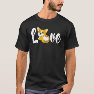 Love Corgi Mama Mom Cute Puppy Butt Dog Mothers Da T-Shirt