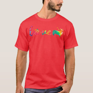 Love Corgi Tie Dye Paw Mom Dad T-Shirt