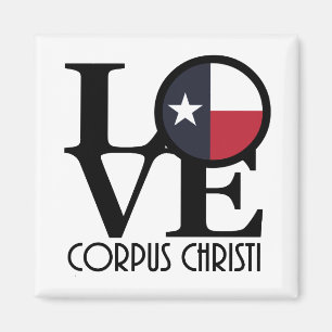 LOVE Corpus Christi Texas Magnet