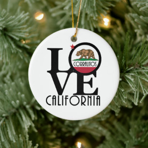 LOVE Corralitos Ceramic Ornament