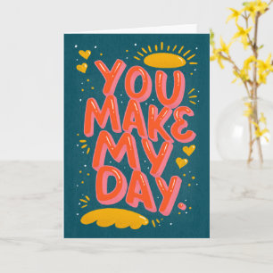 Love Cote Valentines Typographie Carte bleue