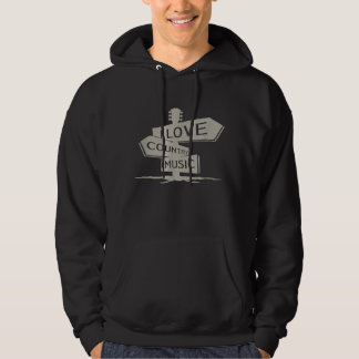 Love Country Music Banjo Guitar Player Hoodie
