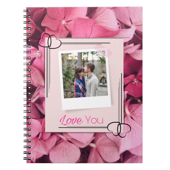 Love Couple Design Notebook (Front)