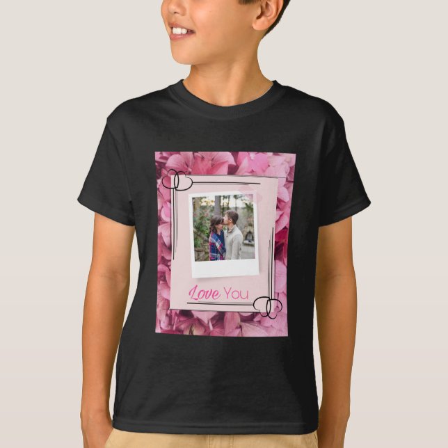 Love Couple Design T-Shirt (Front)