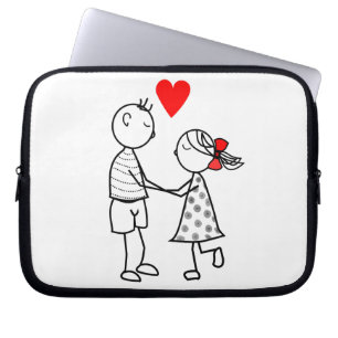 Love Couple Laptop Sleeve