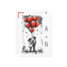 Love Couple Valentine's Day Postcard