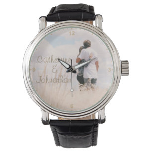 Love Couples Photo Template Names Digits Numbers Watch