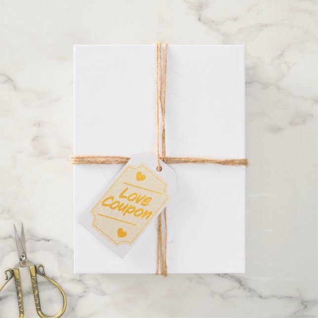 Love coupon gift tags (With Twine)