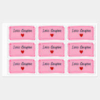 Love Coupon Valentines Day