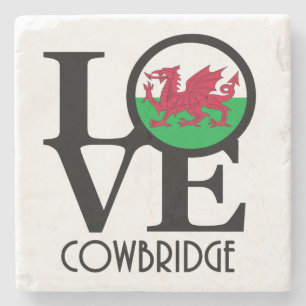 LOVE Cowbridge Stone Coaster