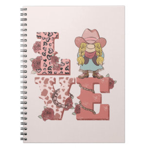 Love & Cowgirl Spirit – Vintage Country Style Notebook