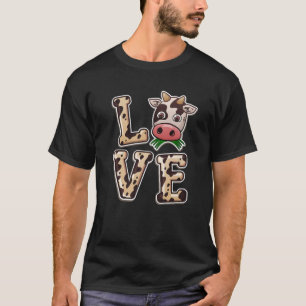 Love Cows Cow Spirit Animal Cool Farmer Wife Gif T-Shirt