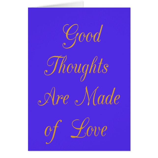 Love Create Your Own Good Thoughts (Devant)