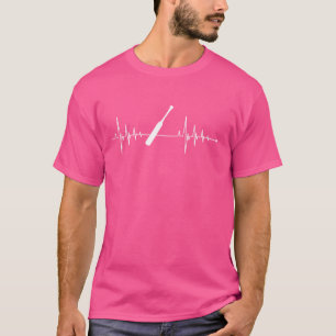 Love Cricket Heartbeat Cricket Sport Cricketer T-Shirt