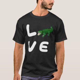 Love CROCODILES   CROCODILE T-Shirt