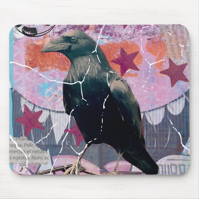Love crows & little artistic edge crow mouse pad? pad (Front)