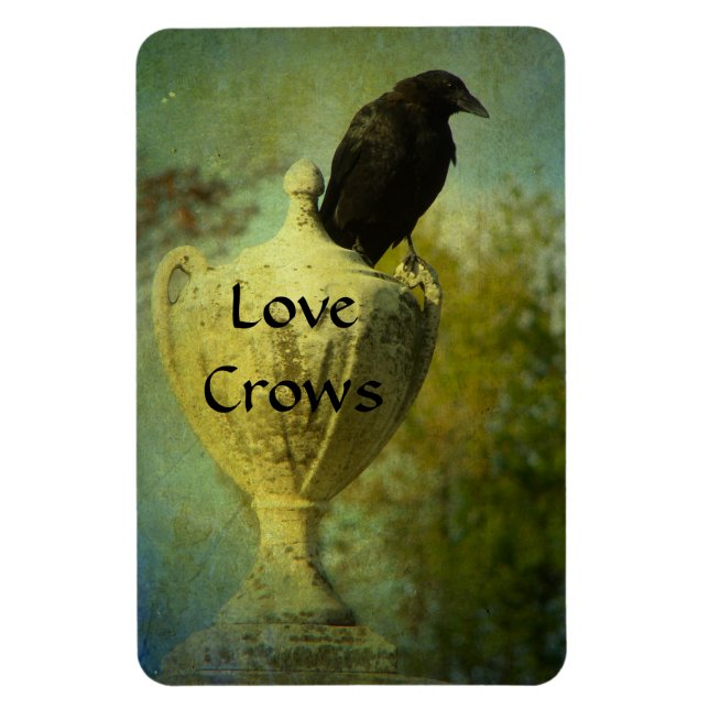 Love Crows Magnet (Vertical)