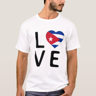 Love - Cuba Flag T-Shirt